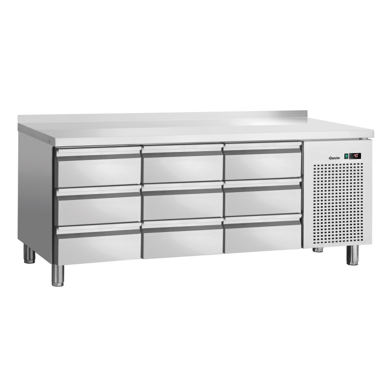 Positive Refrigerated Table 9 Drawers GN 1/1 Positive Refrigerated Table 9 Drawers GN 1/1