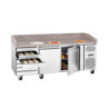 Gekoelde Pizzameubel met 2 Deuren en 7 Laden