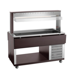 Chariot Buffet Chaud - 4 x GN 1/1