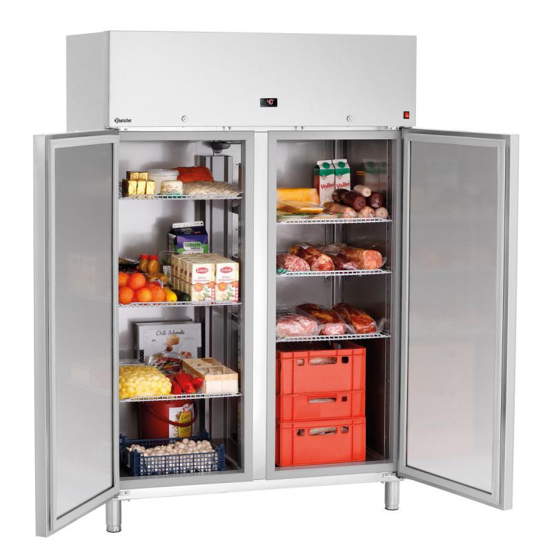 Positive Edelstahl-Kühlschrank - GN 2/1 - 1400 L - Bartscher Positive Edelstahl-Kühlschrank - GN 2/1 - 1400 L - Bartscher