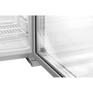 Mini Vriezer Roestvrij Staal Met Glasdeur - 90 L - Bartscher