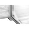 Mini Vriezer Roestvrij Staal Met Glasdeur - 90 L - Bartscher