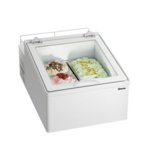 Vitrine voor IJs om Neer te Zetten - 2 x 5 L - Bartscher