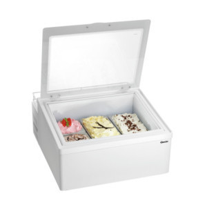 Vitrine voor IJs om Neer te Zetten - 3 x 5 L - Bartscher