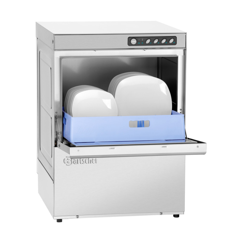 Dishwasher with Drain Pump, Softener, and Detergent Dispenser - 50 x 50 cm - Bartscher Dishwasher with Drain Pump, Softener, and Detergent Dispenser - 50 x 50 cm - Bartscher