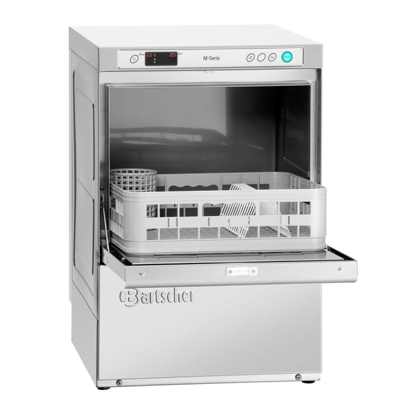 Dishwasher with Drain Pump, Softener, and Detergent Dispenser - 40 x 40 cm - Bartscher Dishwasher with Drain Pump, Softener, and Detergent Dispenser - 40 x 40 cm - Bartscher