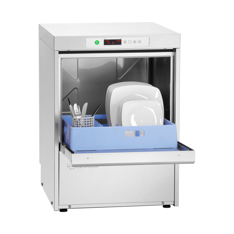 Dishwasher with Drain Pump, Softener, and Detergent Dispenser - 50 x 50 cm - Bartscher Dishwasher with Drain Pump, Softener, and Detergent Dispenser - 50 x 50 cm - Bartscher
