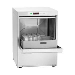 Dishwasher with Drain Pump, Softener, and Detergent Dispenser - 50 x 50 cm - Bartscher