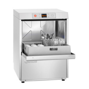 Dishwasher with Drain Pump, Softener, and Detergent Dispenser - 50 x 50 cm - Bartscher