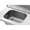 Table de Tri avec Evier et Un Trou - L 1495 x P 730 mm - Bartscher