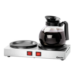 Coffee Maker Warmer - 2 Plates - Bartscher