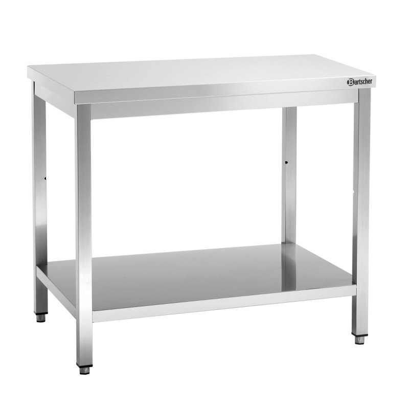 Roestvrijstalen Werktafel met Lage Plank - D 700 mm - L 1200 mm - Bartscher Roestvrijstalen Werktafel met Lage Plank - D 700 mm - L 1200 mm - Bartscher