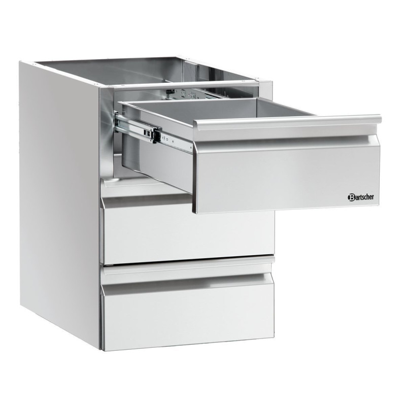 Colonne Tiroirs 3 x GN 1/1 - Bartscher
