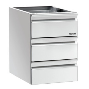 Colonne Tiroirs 3 x GN 1/1 - Bartscher