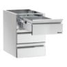 Kolom Laden 3 x GN 1/1 Werktafel - Bartscher