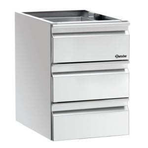 Kolom Laden 3 x GN 1/1 Werktafel - Bartscher