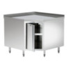 Meuble d'Angle en Inox - L 1000 x P 1000 mm - Bartscher