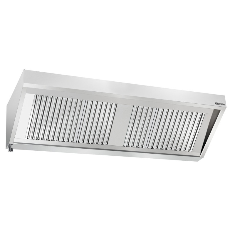 Wall-Mounted Hood with Motor and Lighting - L 2000 x D 700 mm - Bartscher Wall-Mounted Hood with Motor and Lighting - L 2000 x D 700 mm - Bartscher