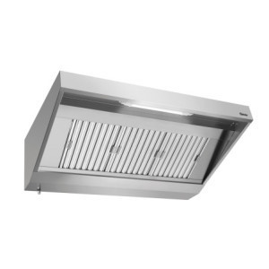 Hotte Murale avec Moteur et Eclairage - L 1600 x P 900 mm - Bartscher