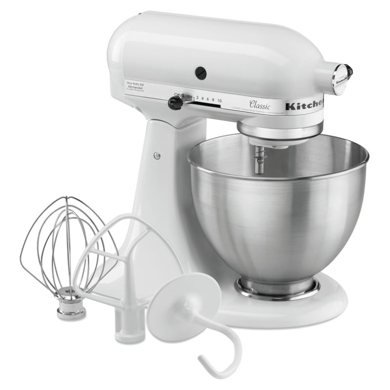 KitchenAid White Mixer - 4.28 L - Bartscher