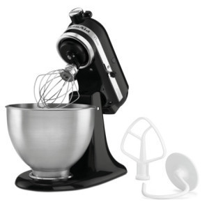 Black KitchenAid Mixer - 4.28 L - Bartscher