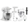 White KitchenAid Mixer with Accessories - 4.28 L - Bartscher