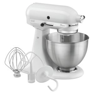 KitchenAid Weißer Mixer mit Zubehör - 4,28 L - Bartscher