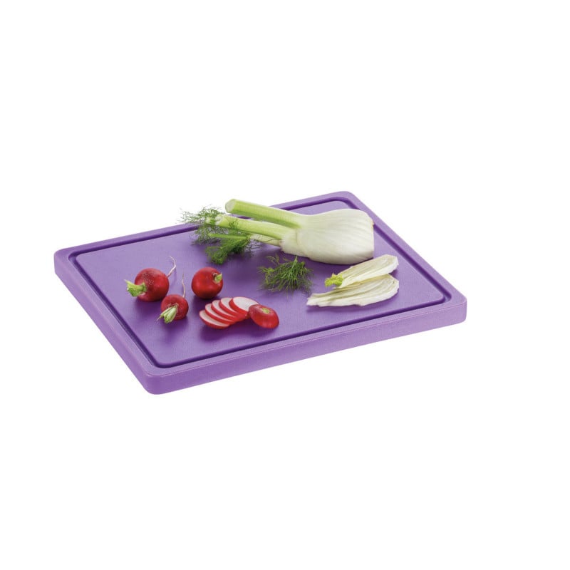 Snijplank 325 x 265 mm - Violet - 20 mm Dikte - Bartscher Snijplank 325 x 265 mm - Violet - 20 mm Dikte - Bartscher