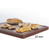 Cutting Board 325 x 265 mm - Brown - 20 mm Thickness - Bartscher