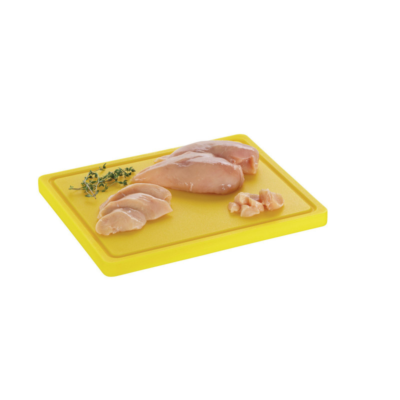 Cutting Board 325 x 265 mm - Yellow - 20 mm Thickness - Bartscher