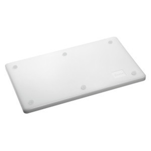 Cutting Board 530 x 325 mm - White - 20 mm Thickness - Bartscher