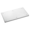 Cutting Board 530 x 325 mm - White - 20 mm Thickness - Bartscher