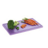 Cutting Board 530 x 325 mm - Purple - 20 mm Thickness - Bartscher