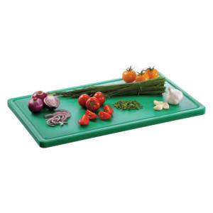 Planche à Découper 530 x 325 mm - Verte - 20 mm d'Epaisseur - Bartscher