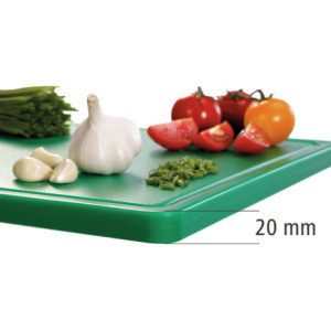 Snijplank 530 x 325 mm - Groen - 20 mm Dikte - Bartscher