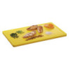 Cutting Board 530 x 325 mm - Yellow - 20 mm Thickness - Bartscher