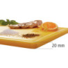 Planche à Découper 530 x 325 mm - Jaune - 20 mm d'Epaisseur - Bartscher