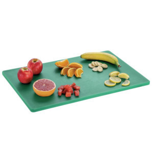 Cutting Board 600 x 400 mm - Green - 16 mm Thickness - Bartscher