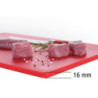 Planche à Découper 600 x 400 mm - Rouge - 16 mm d'Epaisseur - Bartscher