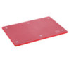Planche à Découper 600 x 400 mm - Rouge - 16 mm d'Epaisseur - Bartscher