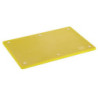 Planche à Découper 600 x 400 mm - Jaune - 16 mm d'Epaisseur - Bartscher