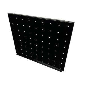Schwarzes perforiertes Gitter für Getränkevitrine - CombiSteel