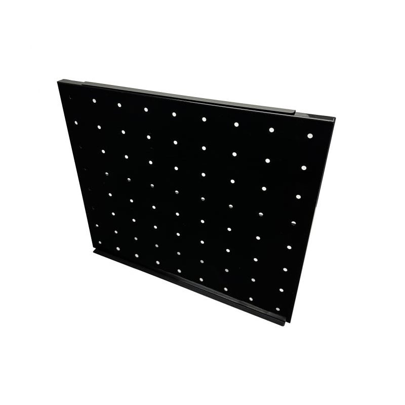 Schwarzes perforiertes Gitter für Getränkevitrine - CombiSteel Schwarzes perforiertes Gitter für Getränkevitrine - CombiSteel