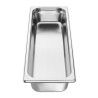 Edelstahlplatte GN 2/4 - 65 mm - Gastronoble