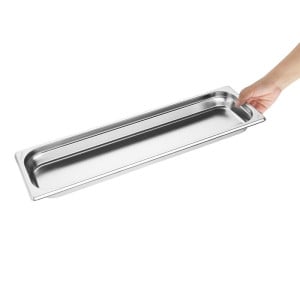 Roestvrijstalen plateau GN 2/4 - 40 mm - Gastronoble