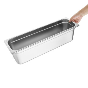 Edelstahlplatte GN 2/4 - 150 mm - Gastronoble