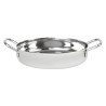 Edelstahlplatte Tischpräsentation 180 mm - Gastronoble