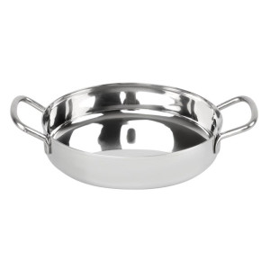 Edelstahlplatte Tischpräsentation 180 mm - Gastronoble