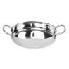 Edelstahlplatte Tischpräsentation 180 mm - Gastronoble