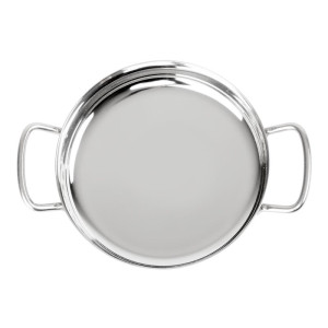 Edelstahlplatte Tischpräsentation 180 mm - Gastronoble